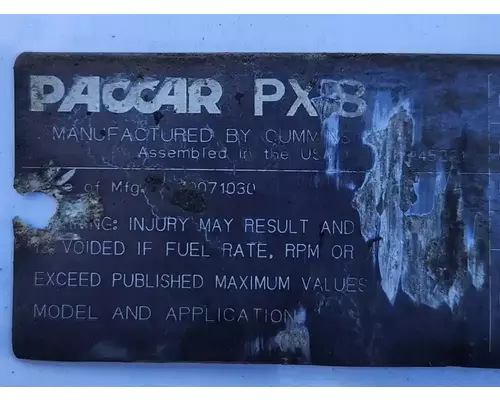 PACCAR PX-8 Engine Assembly