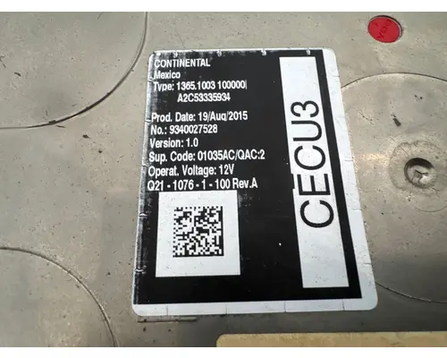 PACCAR Q21-1076-1-100 ECM (Cab Control Module)