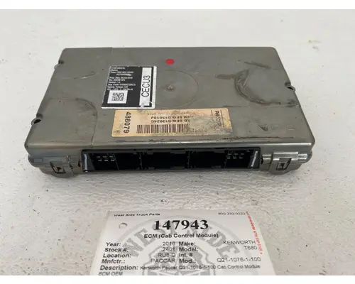 PACCAR Q21-1076-1-100 ECM (Cab Control Module)