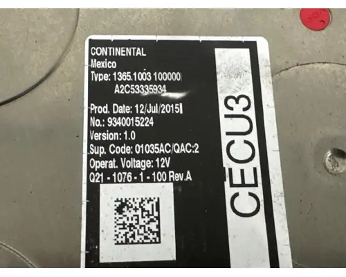 PACCAR Q21-1076-1-100 ECM (Cab Control Module)