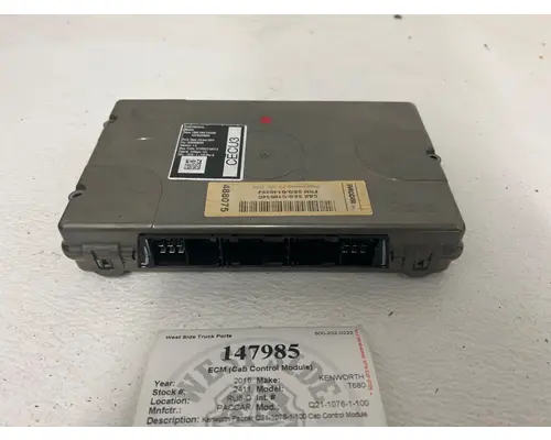 PACCAR Q21-1076-1-100 ECM (Cab Control Module)