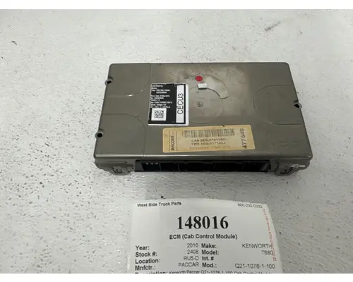 PACCAR Q21-1076-1-100 ECM (Cab Control Module)