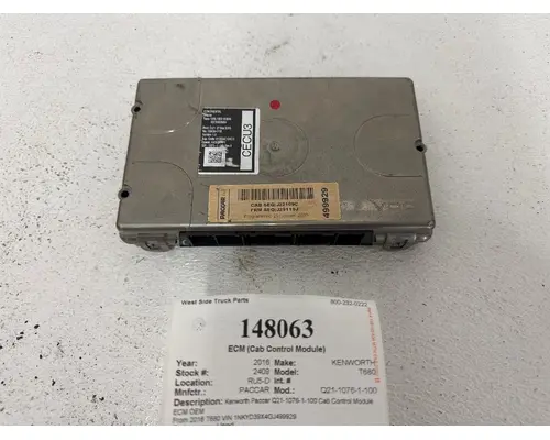 PACCAR Q21-1076-1-100 ECM (Cab Control Module)