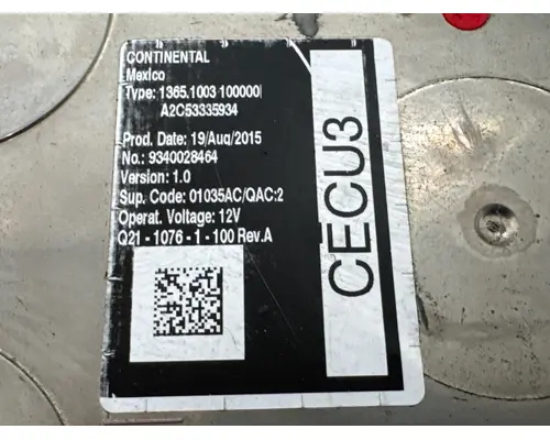 PACCAR Q21-1076-1-100 ECM (Cab Control Module)