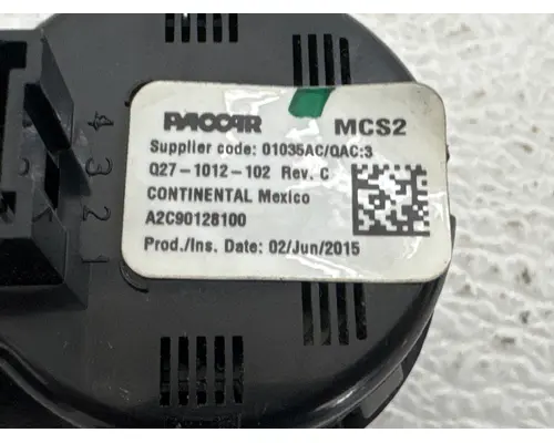 PACCAR Q27-1012-102 Dash  Console Switch