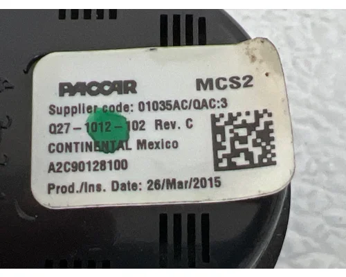 PACCAR Q27-1012-102 Dash  Console Switch