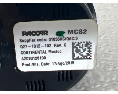 PACCAR Q27-1012-102 Dash  Console Switch