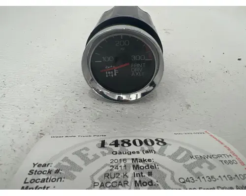 PACCAR Q43-1135-119-100 Gauges (all)