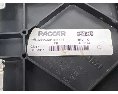 PACCAR S06-6035-601091111 Interior Parts, Misc.