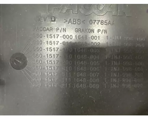 PACCAR S60-1517 Interior Trim Panel