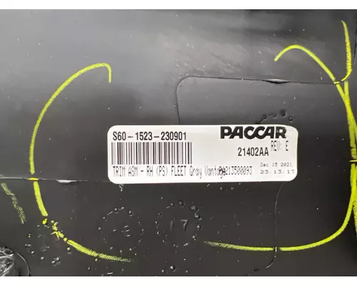 PACCAR S60-1523-230901 Door Panel (Trim)