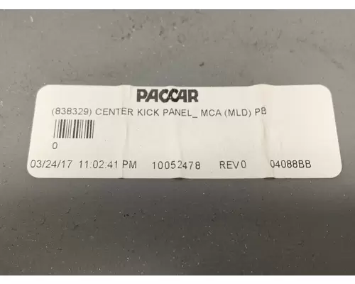 PACCAR S60-6198 Interior Trim Panel