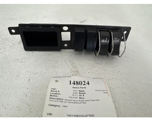 PACCAR T680 Switch Panel