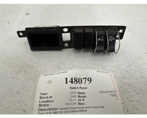PACCAR T680 Switch Panel