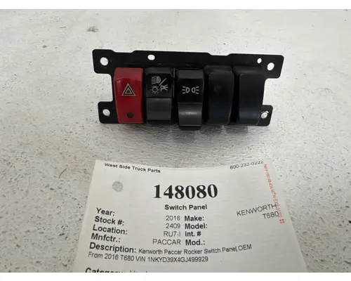 PACCAR T680 Switch Panel