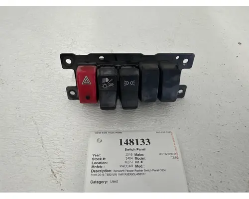 PACCAR T680 Switch Panel