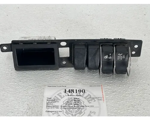PACCAR T680 Switch Panel