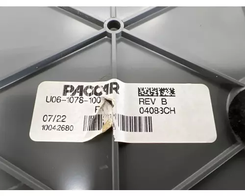 PACCAR U06-1078-100 Interior Parts, Misc.