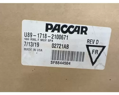 PACCAR U89-1718-2100671 Interior Parts, Misc.