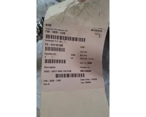 PACCAR  Air Conditioner Hoses