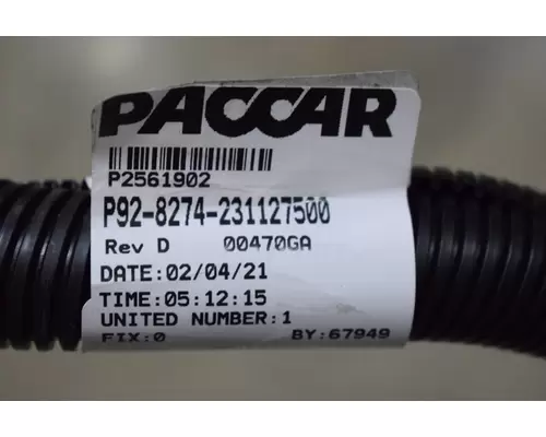 PACCAR  Chassis Wiring Harness