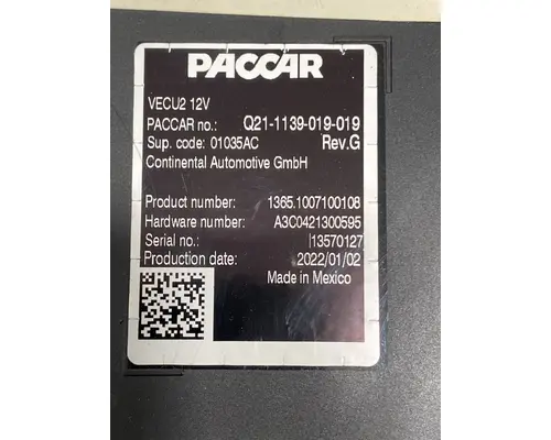 PACCAR  ECM (Chassis)