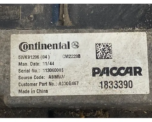 PACCAR  ECM (EGR Maintenance Reminder)