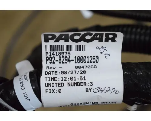 PACCAR  Engine Wiring Harness