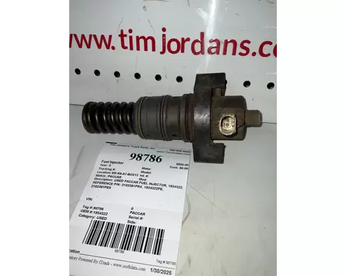 PACCAR  Fuel Injector