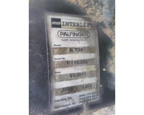 PALFINGER ILT3500 LIFTGATE ASSEMBLY
