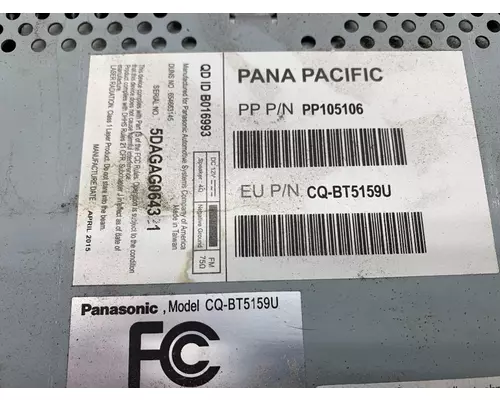 PANA-PACIFIC PP105106 Radio