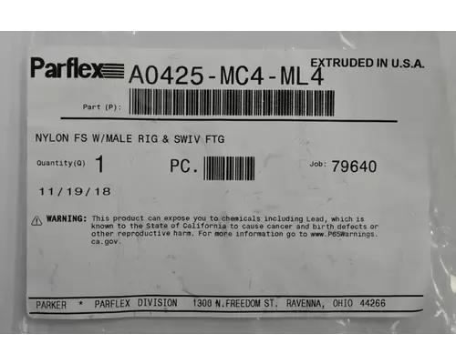 PARFLEX Fast-Stor Air Brake Components