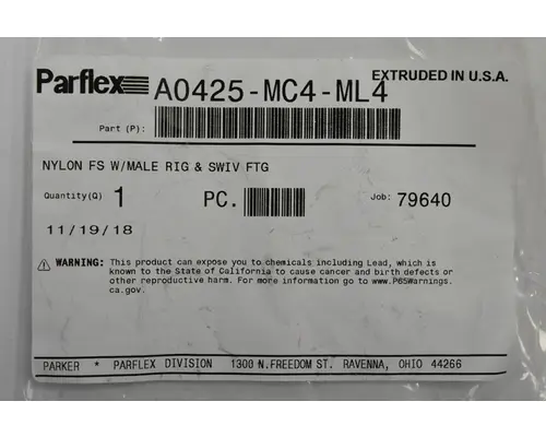 PARFLEX Fast-Stor Air Brake Components