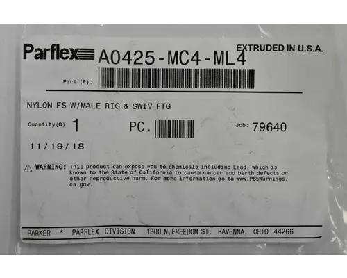 PARFLEX Fast-Stor Air Brake Components