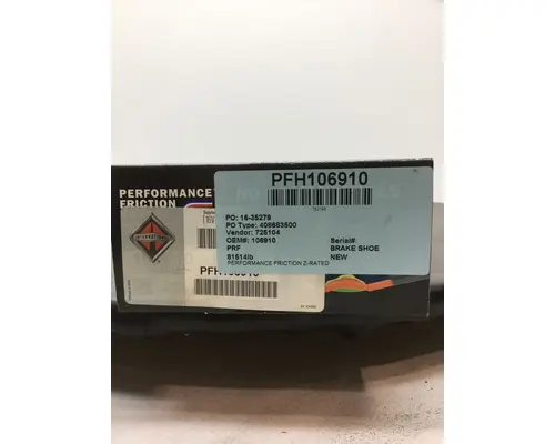 PERFORMANCE FRICTION 106910 Brake Shoes