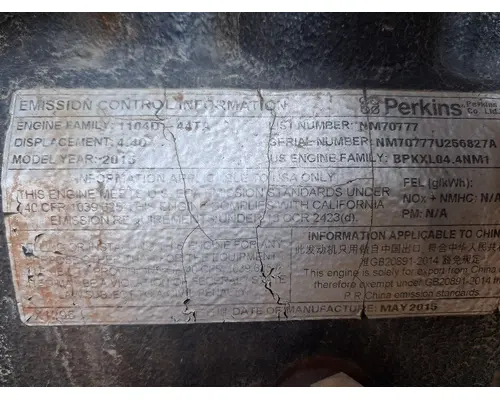 PERKINS Other Engine Assembly