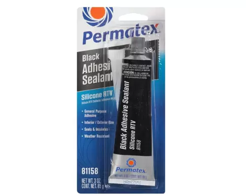 PERMATEX Black Silicone Adhesive Accessories