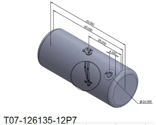 PETERBILT 135-144 GALLON FUEL TANK