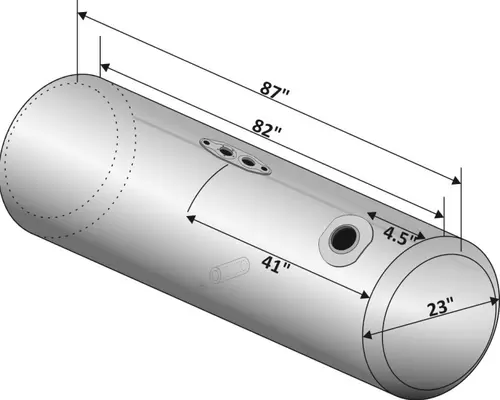 PETERBILT 145-154 GALLON FUEL TANK