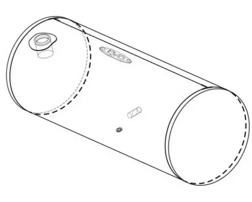 PETERBILT 145-154 GALLON FUEL TANK