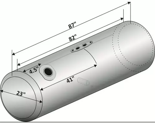 PETERBILT 145-154 GALLON FUEL TANK