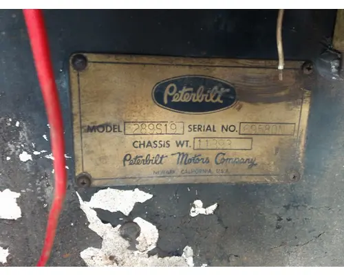 PETERBILT 289s19 Cab