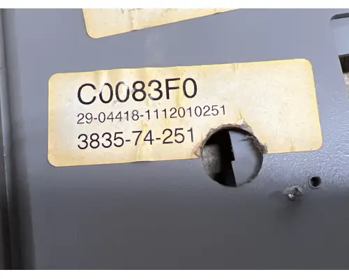 PETERBILT 29-04418-1112010251 Sleeper Control Panel