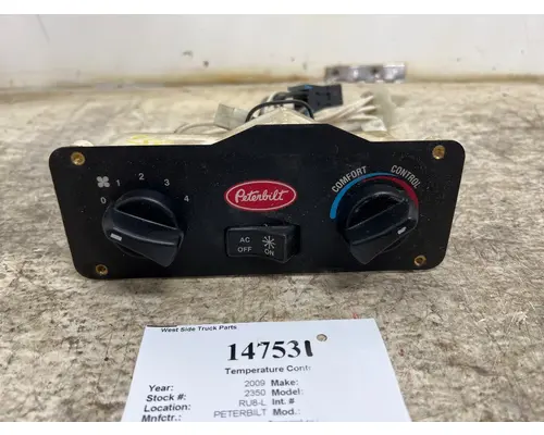 PETERBILT 29-06216 Temperature Control