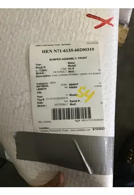 PETERBILT 320 1987-2018 BUMPER ASSEMBLY, FRONT