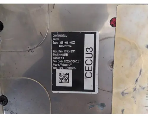 PETERBILT 320 CAB CONTROL UNIT MODULE