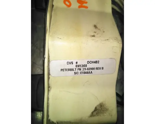 PETERBILT 320 TEMPERATURE CONTROL