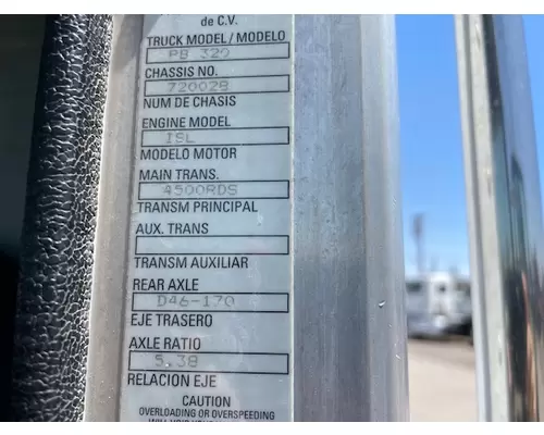 PETERBILT 320 Vehicle For Sale