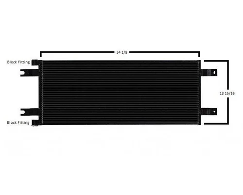 PETERBILT 325 AIR CONDITIONER CONDENSER