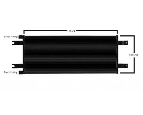 PETERBILT 325 AIR CONDITIONER CONDENSER